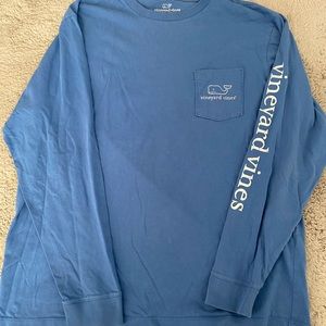 Blue vineyard vines long sleeve